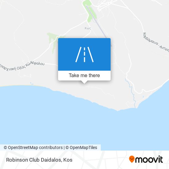 Robinson Club Daidalos map