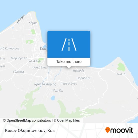 Κωων Ολυμπιονικων map