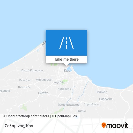 Σαλαμινος map