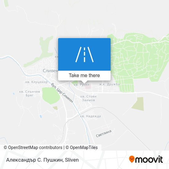 Александър С. Пушкин map