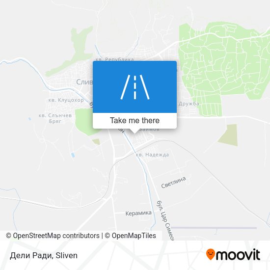 Дели Ради map