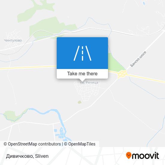 Дивичково map