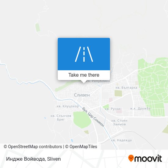 Индже Войвода map