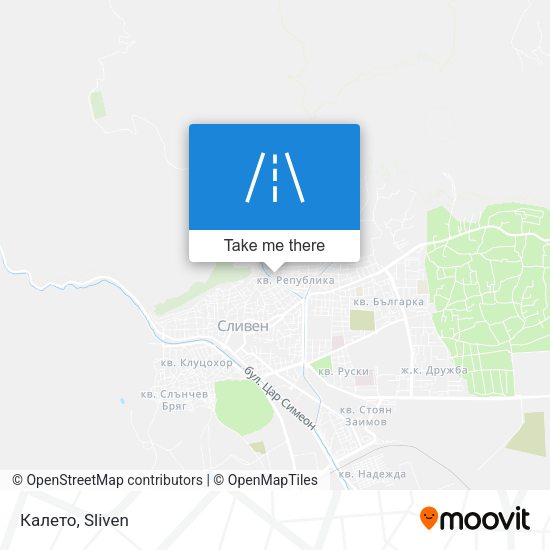 Калето map