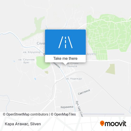 Кара Атанас map