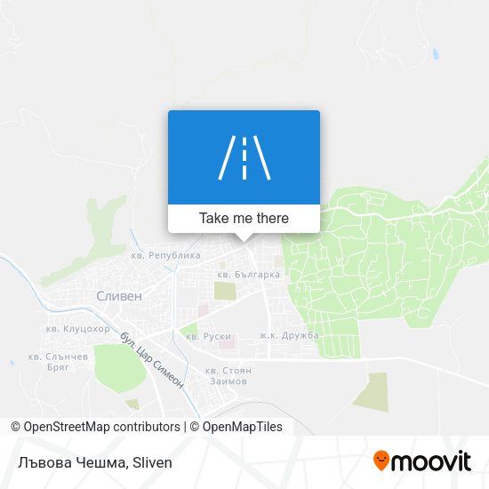 Лъвова Чешма map