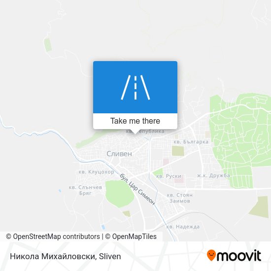 Никола Михайловски map