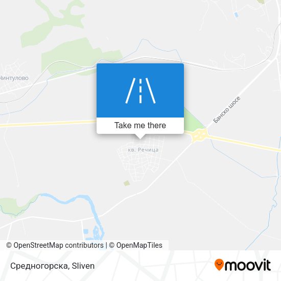 Средногорска map