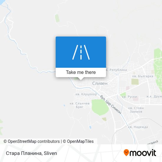 Стара Планина map