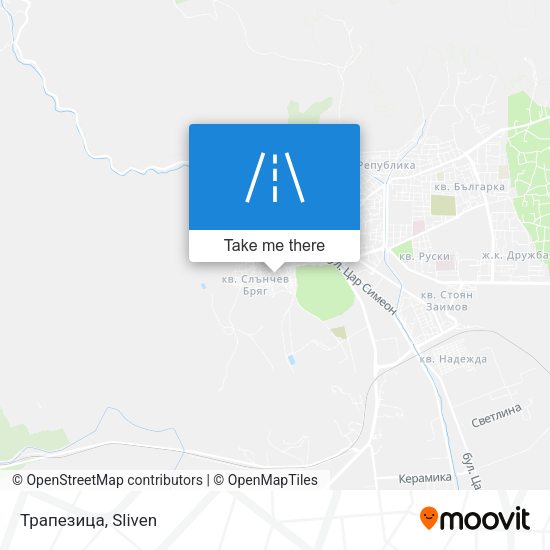 Трапезица map