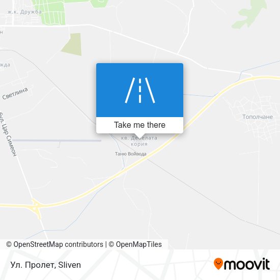Ул. Пролет map
