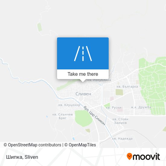 Шипка map