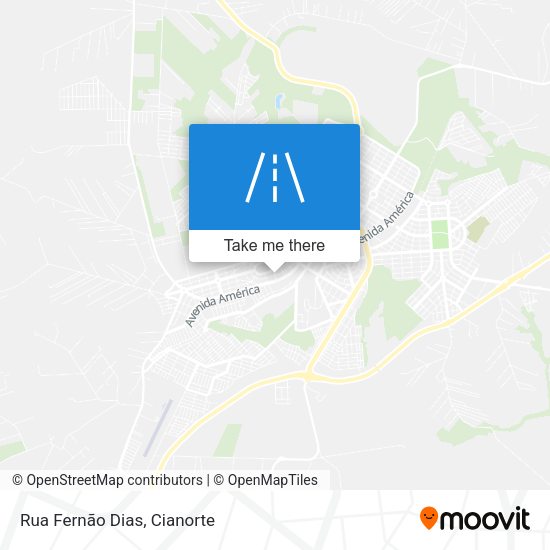 Rua Fernão Dias map