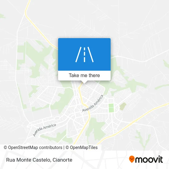 Rua Monte Castelo map