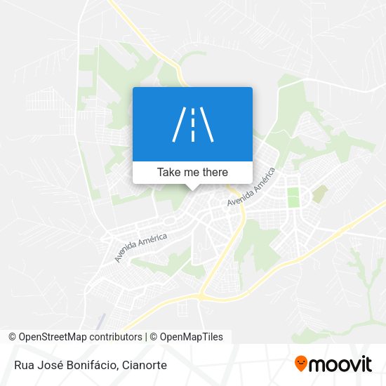 Rua José Bonifácio map