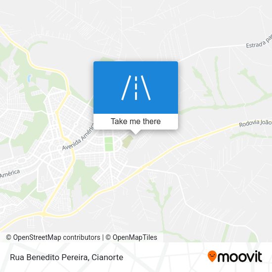 Rua Benedito Pereira map