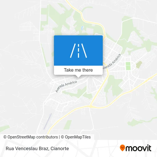Rua Venceslau Braz map