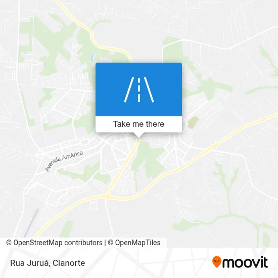 Rua Juruá map