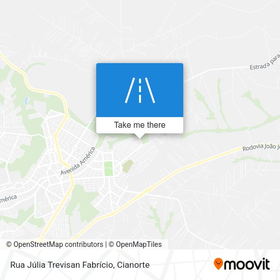 Rua Júlia Trevisan Fabrício map