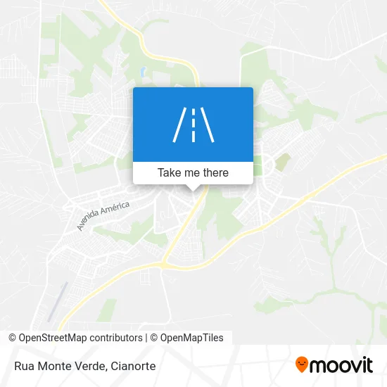 Rua Monte Verde map