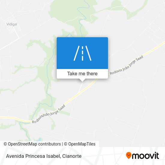 Avenida Princesa Isabel map