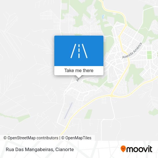 Rua Das Mangabeiras map