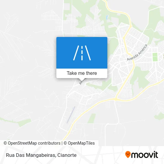 Rua Das Mangabeiras map
