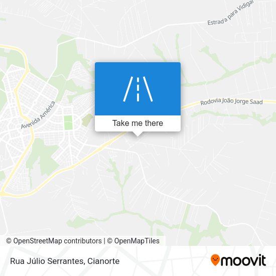 Rua Júlio Serrantes map