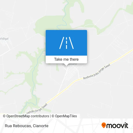 Rua Reboucas map