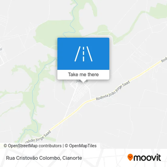 Rua Cristovão Colombo map