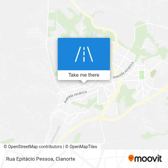 Rua Epitácio Pessoa map