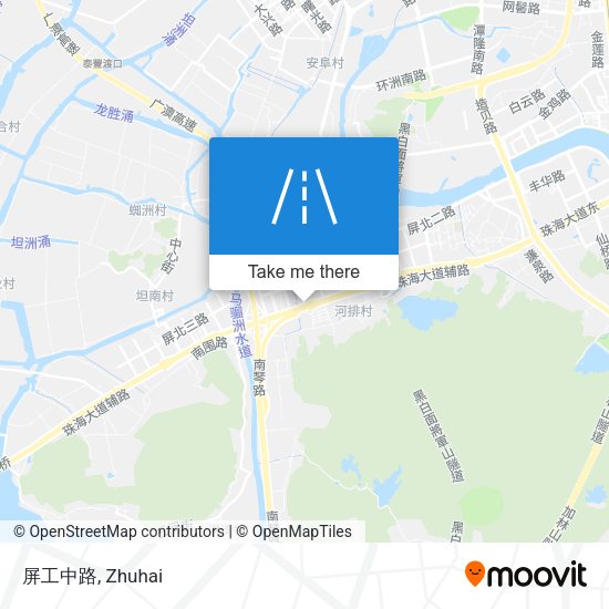 屏工中路 map