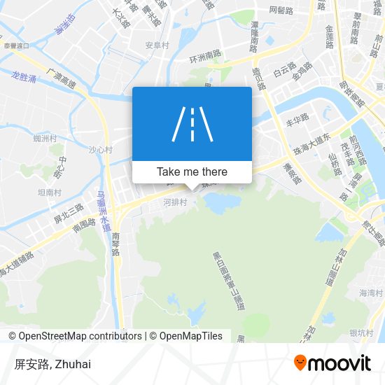 屏安路 map