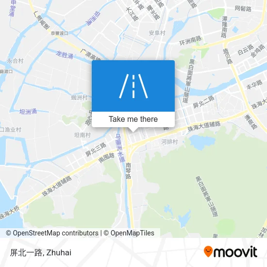 屏北一路 map