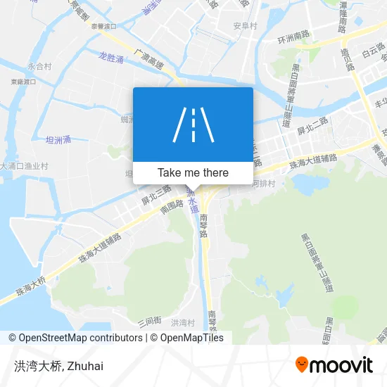 洪湾大桥 map