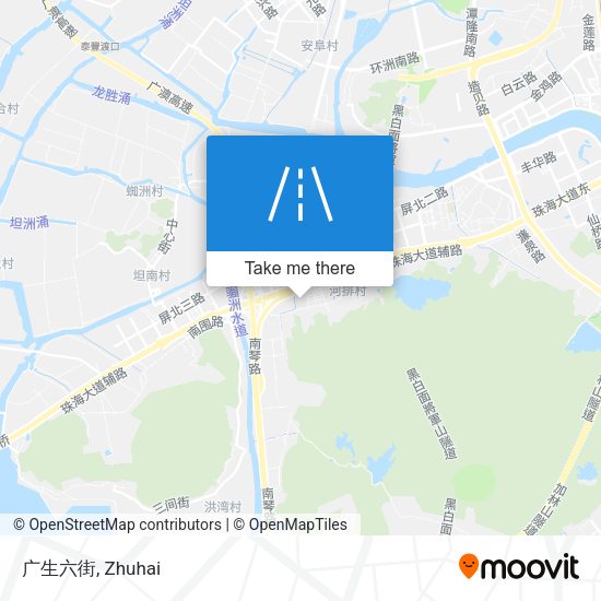 广生六街 map