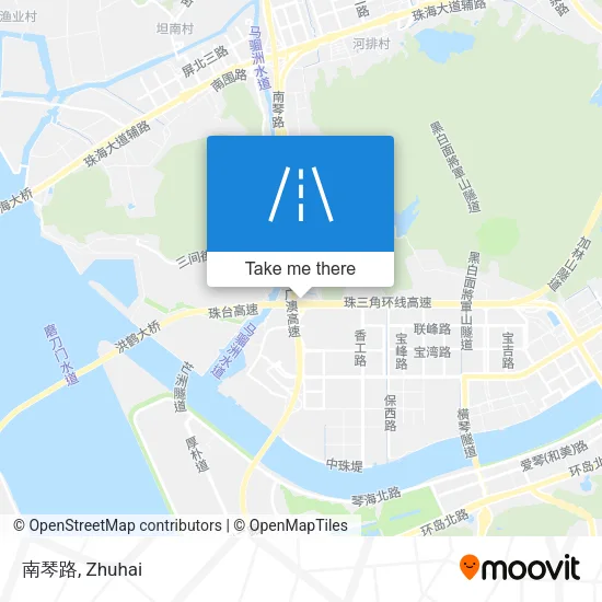 南琴路 map