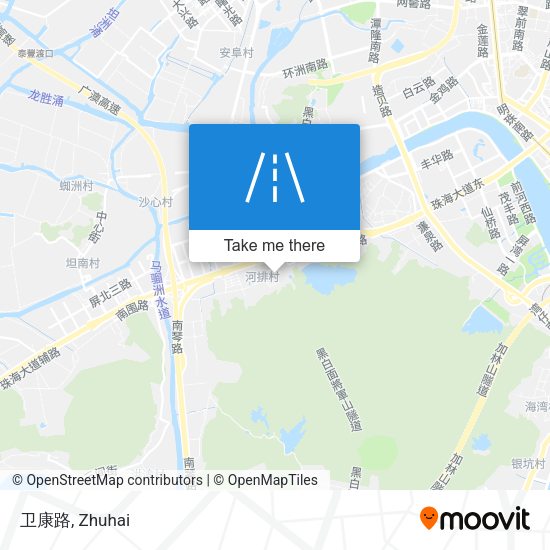 卫康路 map