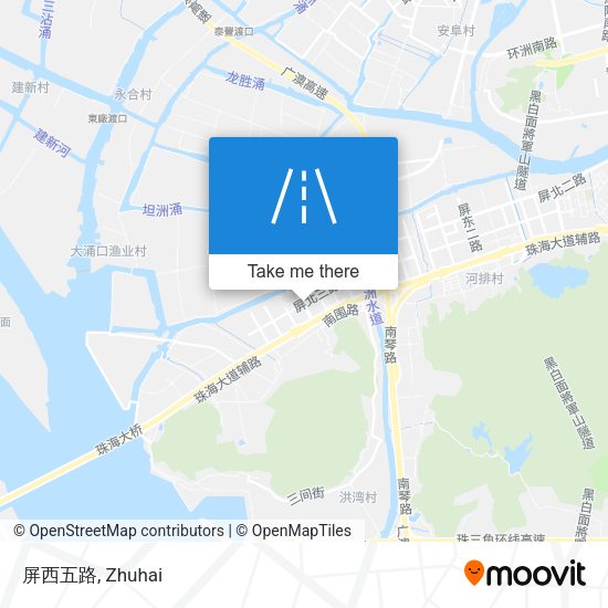 屏西五路 map