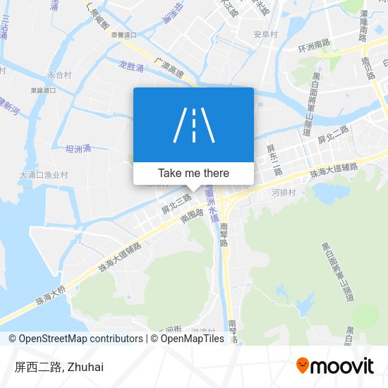 屏西二路 map