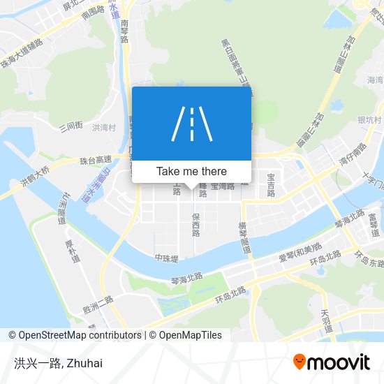 洪兴一路 map