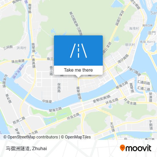 马骝洲隧道 map