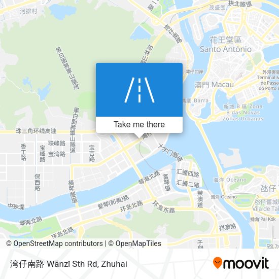 湾仔南路 Wānzǐ Sth Rd map