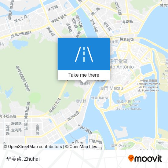 华美路 map