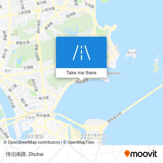 情侣南路 map