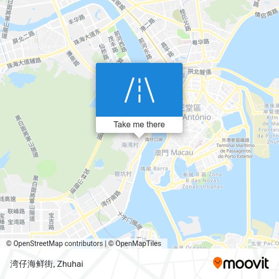 湾仔海鲜街 map