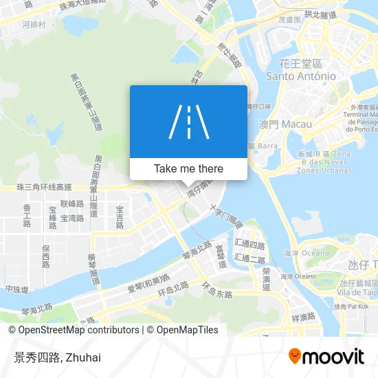 景秀四路 map