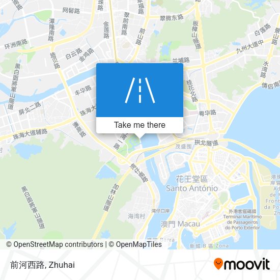 前河西路 map
