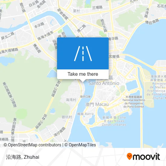 沿海路 map