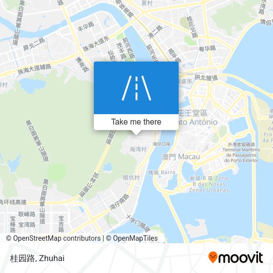 桂园路 map